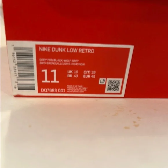 Nike Dunk Low Retro 
Grey fog/black -wolf grey - Picture 2 of 12